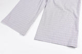 DAXUEN light plaid wide-leg trousers