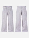 DAXUEN light plaid wide-leg trousers