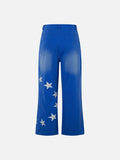 DAXUEN High-waisted wide-leg pants with graphic print