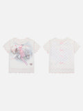 DAXUEN Short-sleeved slim-fit t-shirt with cat graphic