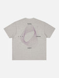 Swirling Dot Abstract Graphic T-Shirt