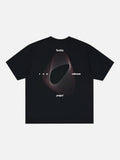 Swirling Dot Abstract Graphic T-Shirt