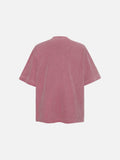 Faded Plum Graphic Oversized T-Shirt