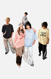 DAXUEN Relaxed Italic Statement Graphic Tee