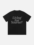 Relaxed Italic Statement Graphic Tee