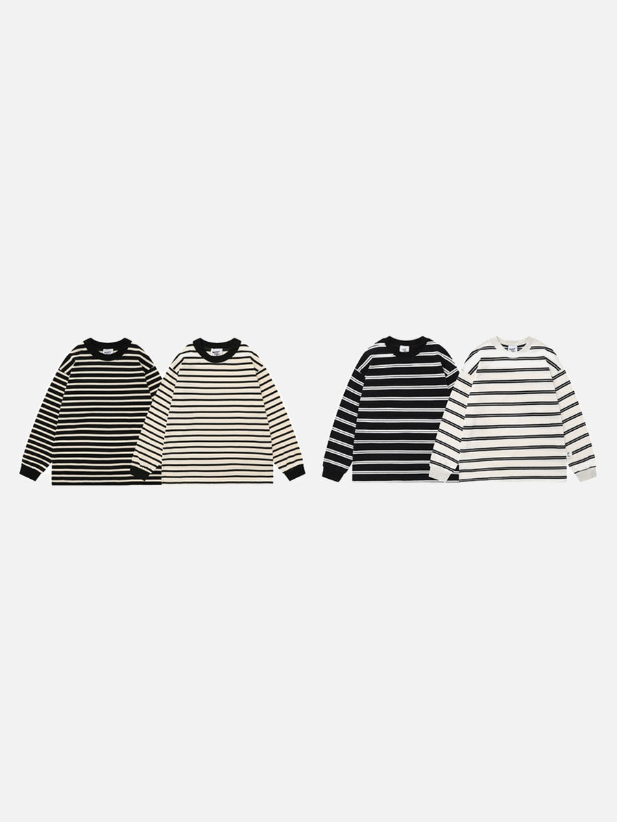 Bold Stripe Long Sleeve T-Shirt