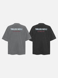 Mugshot Graphic Oversized T-Shirt