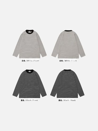 Bold Stripe Long Sleeve T-Shirt