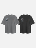 Mugshot Graphic Oversized T-Shirt