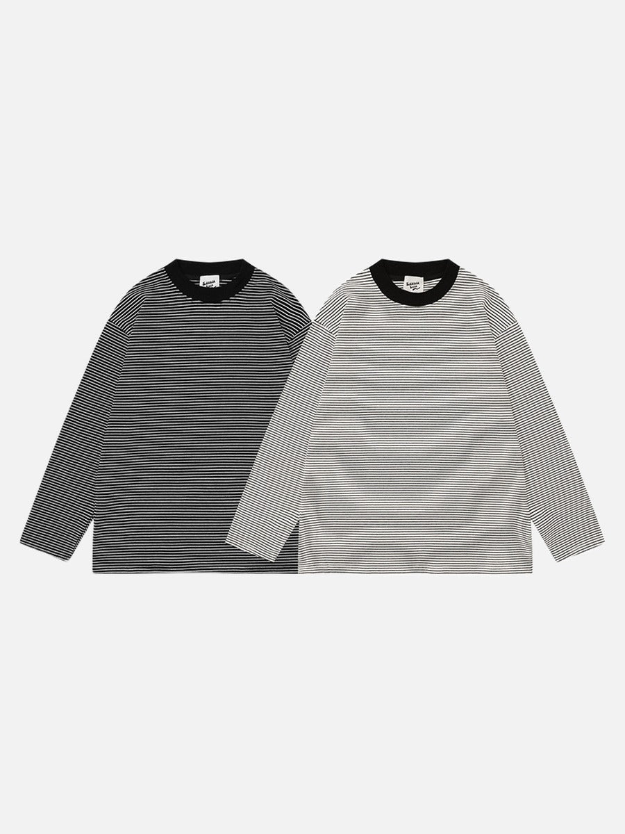 Bold Stripe Long Sleeve T-Shirt