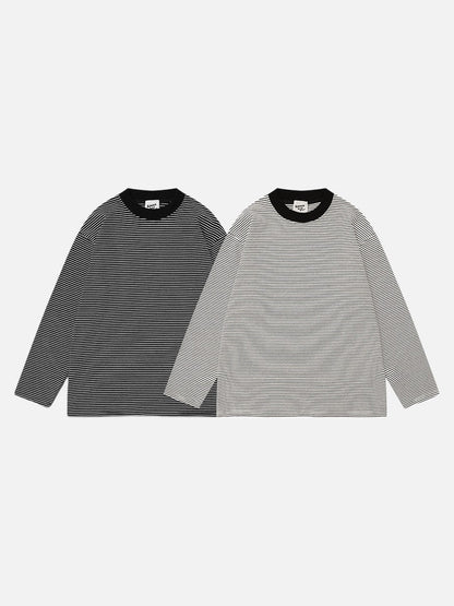 Bold Stripe Long Sleeve T-Shirt
