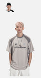 Raglan Sports Tee with Graphic Details