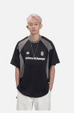 Raglan Sports Tee with Graphic Details