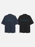 Bold Graphic Crew Neck T-Shirt