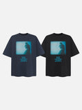 Bold Graphic Crew Neck T-Shirt
