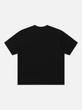 Pixelated Red Panel Graphic Tee
