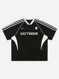Bold 'CATTEEIUS' Graphic Athletic Tee