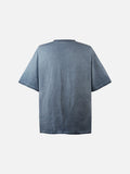 Dynamic Glitch Graphic Oversized T-Shirt