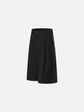 DAXUEN Tailored wide-leg shorts with zipper detail