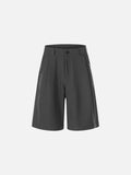 DAXUEN Tailored wide-leg shorts with zipper detail