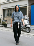 DAXUEN Oversized graphic t-shirt with vintage print