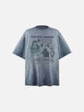 DAXUEN Oversized graphic t-shirt with vintage print