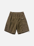 DAXUEN Textured cargo shorts with pockets and a unique pattern
