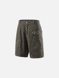 DAXUEN Textured cargo shorts with pockets and a unique pattern