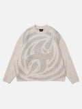 DAXUEN Men's short-sleeved textured crew neck knit top