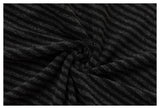 DAXUEN dark grey striped zip-up jacket