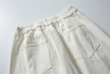 DAXUEN dark grey textured wide-leg pants