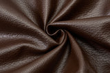 DAXUEN dark brown faux leather bomber jacket