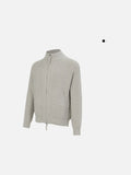 DAXUEN Textured full-zip cardigan sweater