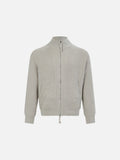 DAXUEN Textured full-zip cardigan sweater