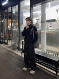 Textured Full-Zip Jacket with Patches 07