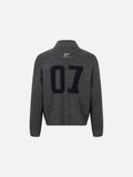 Textured Full-Zip Jacket with Patches 07
