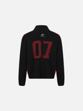 Textured Full-Zip Jacket with Patches 07