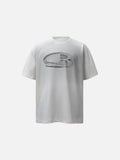 DAXUEN Relaxed-fit short-sleeved T-shirt with abstract graphic