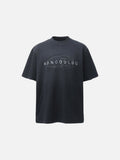 DAXUEN Relaxed-fit short-sleeved T-shirt with abstract graphic