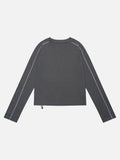 DAXUEN Retro Matchday Knit Drill Top