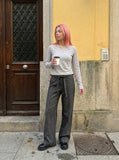 DAXUEN Retro Matchday Knit Drill Top