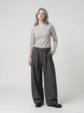 DAXUEN Retro Matchday Knit Drill Top