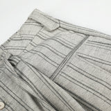 DAXUEN light grey wide-leg striped pants