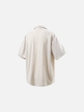 DAXUEN Loose-fitting button-up shirt with camp collar