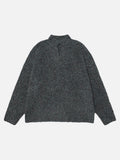DAXUEN Textured oversized sweater with mock neck