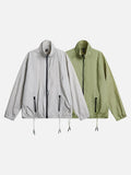 DAXUEN textured oversized windbreaker jacket