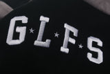 DAXUEN rust brown and black color block sweatshirt with graphic