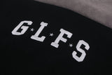 DAXUEN rust brown and black color block sweatshirt with graphic