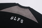 DAXUEN rust brown and black color block sweatshirt with graphic