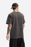 DAXUEN solid color textured henley t-shirt
